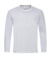 Heren T-shirt Lange Mouw Stedman ST2500 Classic White